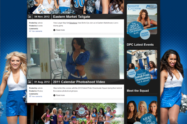 Detroit Pride Cheerleaders – Website