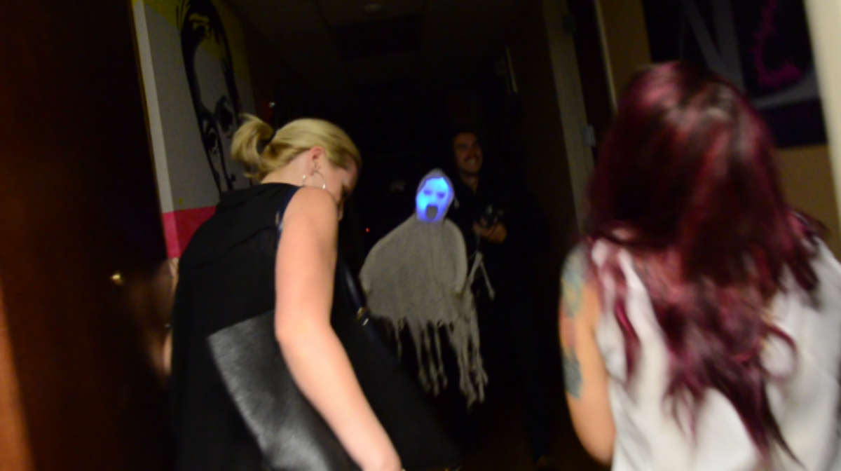Morning Show Scare Bit