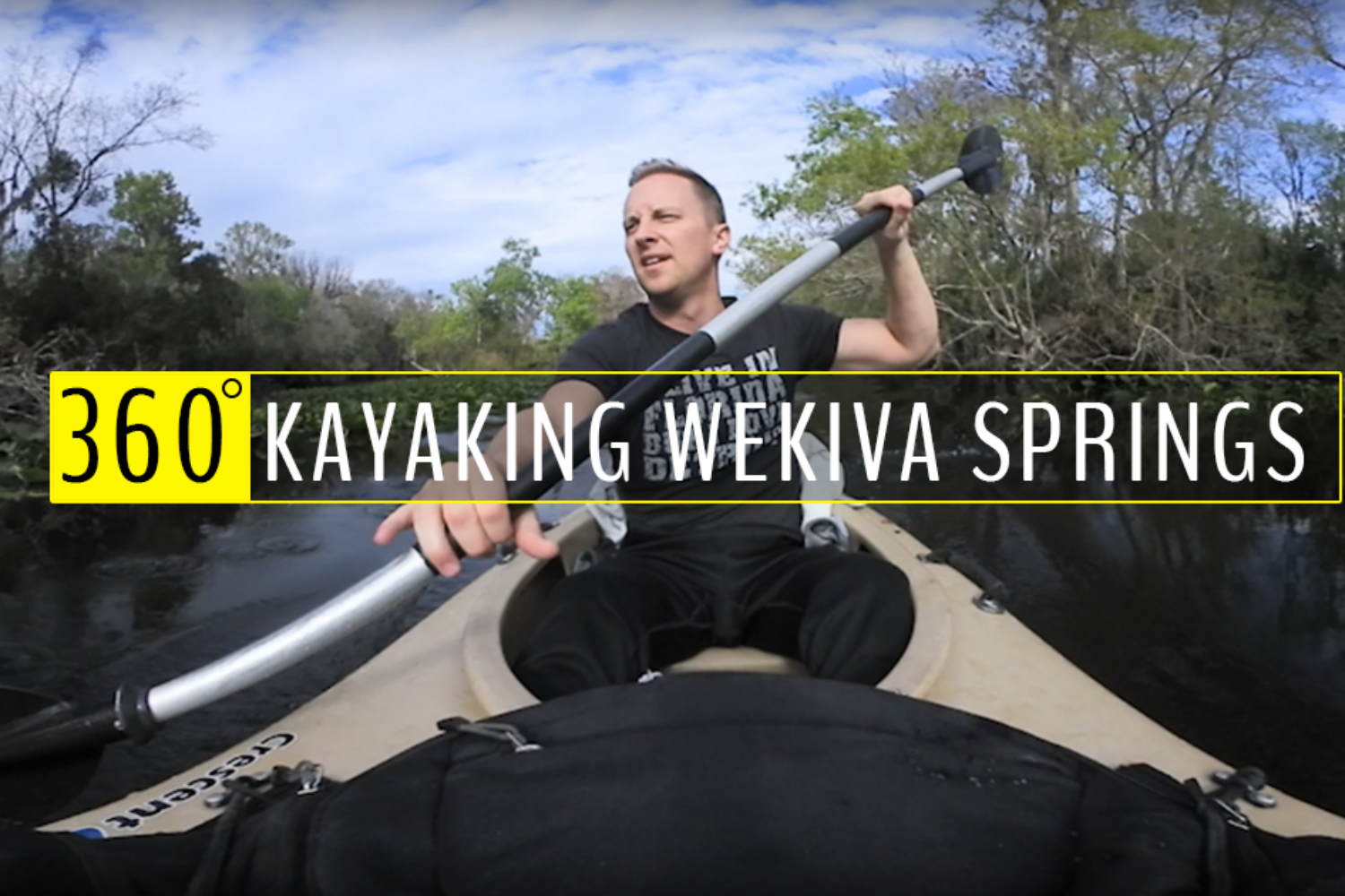 Kayaking Wekiva springs in Apopka