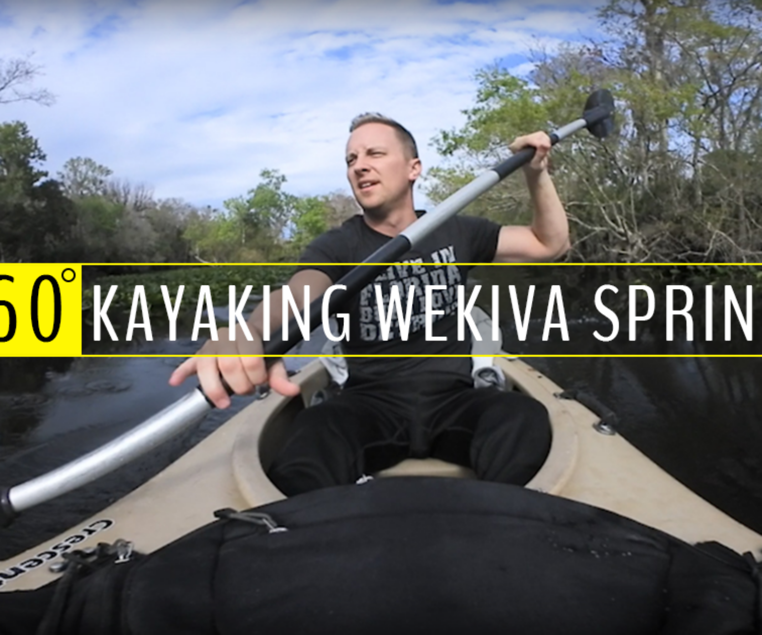 Kayaking Wekiva springs in Apopka