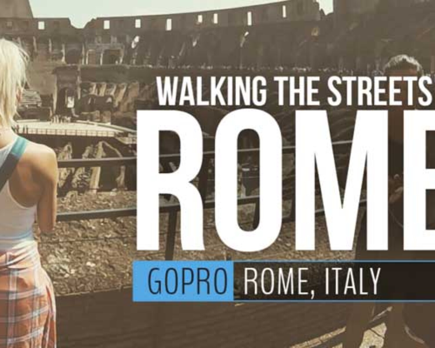 walking the streets of rome italy