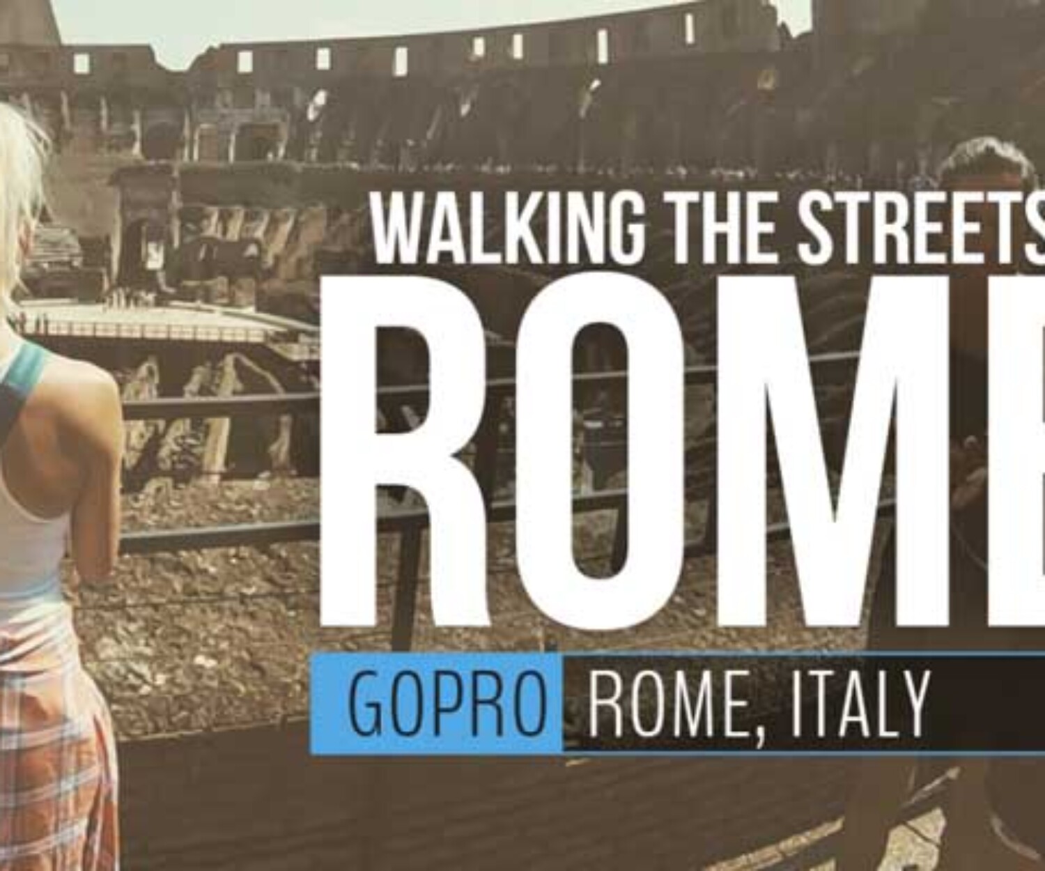 walking the streets of rome italy