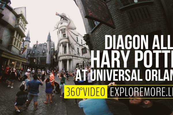 Diagon Alley’s Fire Breathing Dragon | 360 Video